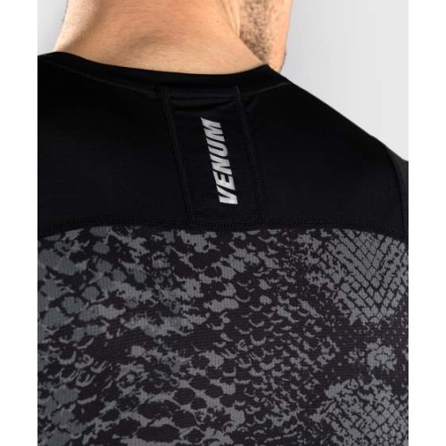 Venum G-Fit Scales Sleeveless Rashguard - Black/ Charcoal Grey