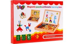 Magnetinė medinė mokomoji lenta su priedais