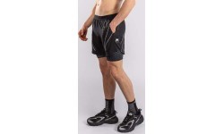 Treniruočių šortai Venum Midnight Fury, juodi/pilki/sidabriniai