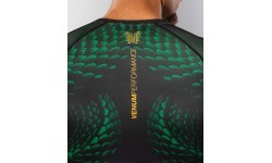 Venum Matupa Long Sleeve Rashguard - Black/Green/Gold