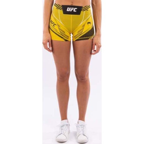 UFC Venum Authentic Fight Night Women's Vale Tudo Shorts - Short Fit - Yellow