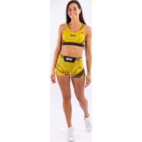 Женские шорты Vale Tudo UFC Venum Authentic Fight Night – Short Fit – жёлтые