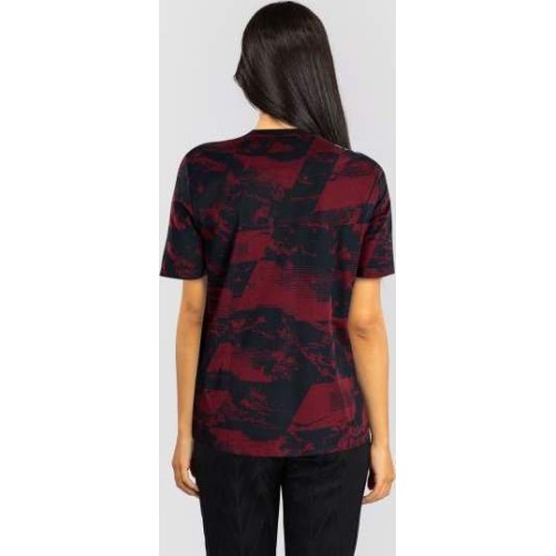 Women's UFC Zenith by Venum Burgundy Authentic Fight Week Short Sleeve T-Shirt