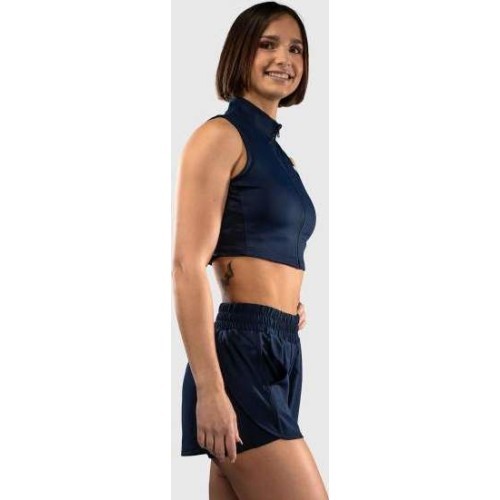 Venum Sculpt Shape moteriškas crop top, tamsiai mėlynas