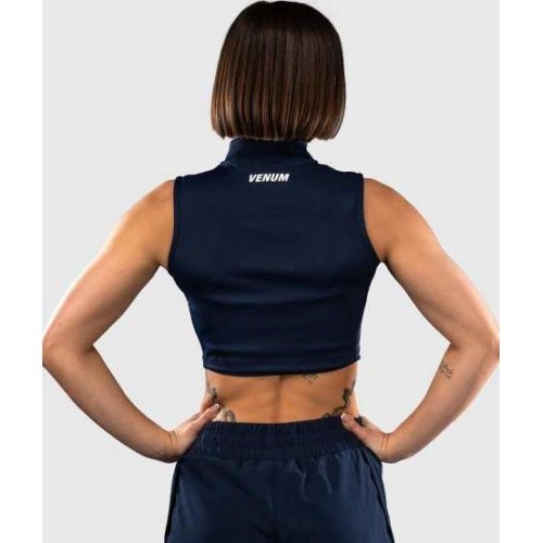 Venum Sculpt Shape moteriškas crop top, tamsiai mėlynas