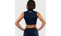 Venum Sculpt Shape moteriškas crop top, tamsiai mėlynas