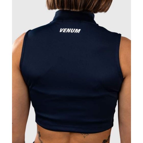 Venum Sculpt Shape moteriškas crop top, tamsiai mėlynas