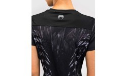 Женская футболка Venum Tiger Dry Tech, черный/серебристый