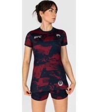 Women’s UFC Zenith by Venum Burgundy Authentic Fight Week Performance Short Sleeve T-Shirt