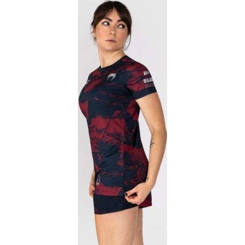 Women’s UFC Zenith by Venum Burgundy Authentic Fight Week Performance Short Sleeve T-Shirt