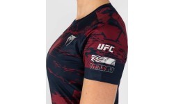 Women’s UFC Zenith by Venum Burgundy Authentic Fight Week Performance Short Sleeve T-Shirt
