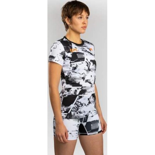 Women’s UFC Zenith by Venum White Authentic Fight Week Performance Short Sleeve T-Shirt