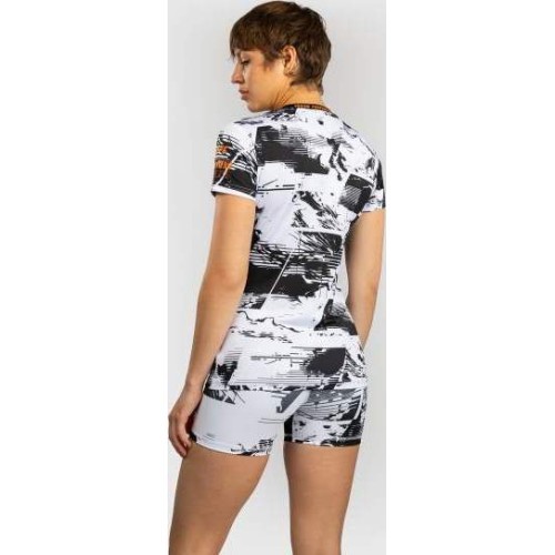 Women’s UFC Zenith by Venum White Authentic Fight Week Performance Short Sleeve T-Shirt