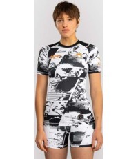 Women’s UFC Zenith by Venum White Authentic Fight Week Performance Short Sleeve Rashguard