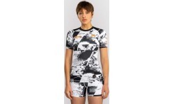 Women’s UFC Zenith by Venum White Authentic Fight Week Performance Short Sleeve Rashguard