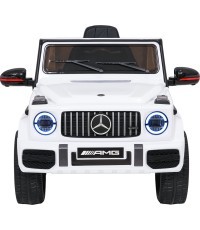 Elektromobilis Mercedes G63 AMG LIFT, baltas