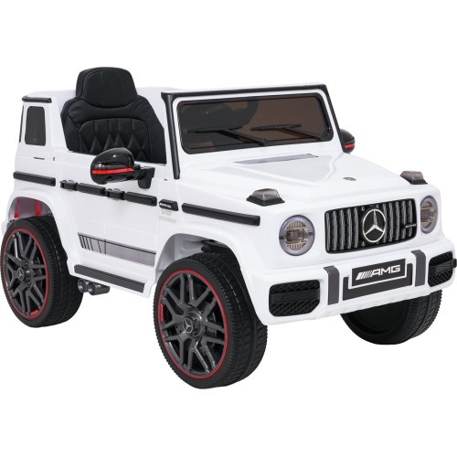 Elektromobilis Mercedes G63 AMG LIFT, baltas