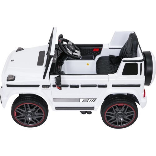 Elektromobilis Mercedes G63 AMG LIFT, baltas