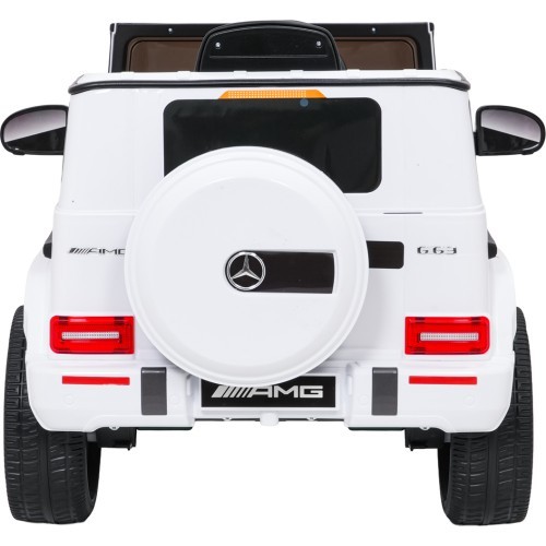 Elektromobilis Mercedes G63 AMG LIFT, baltas