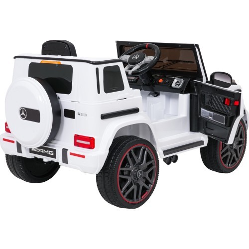 Elektromobilis Mercedes G63 AMG LIFT, baltas