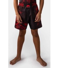 Venum Wolf Atak Kids Fightshorts - Black/Red