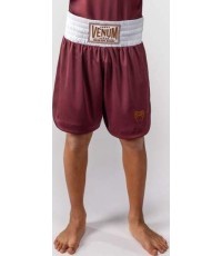 Venum Classic Youth Boxing Shorts - Burgundy