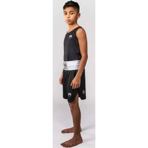 Venum Classic Youth Boxing Shorts - Black/White