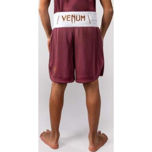 Детские боксёрские шорты Venum Classic, бордовые