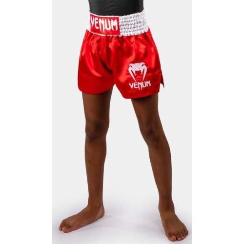 Vaikiški muay thai šortai Venum Classic, ugnies raudonumo
