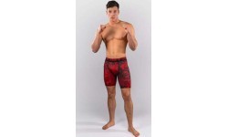 Шорты Venum Wolf Atak Vale Tudo – чёрно-красные