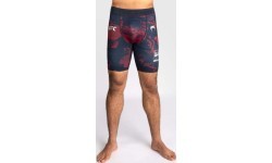Men’s UFC Zenith by Venum Burgundy Authentic Fight Week Performance Vale Tudo Short