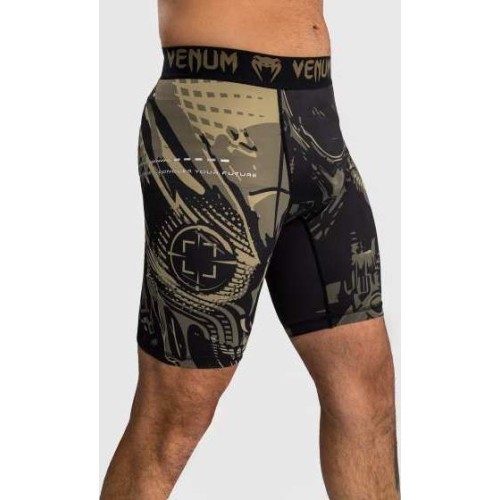Venum Invader Vale Tudo Shorts - Black/Sand