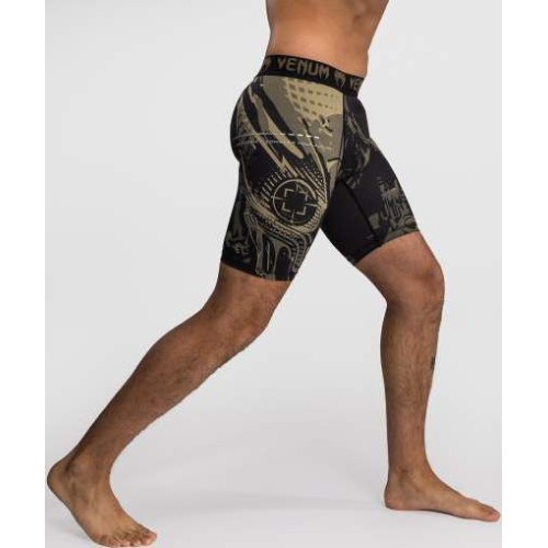 Venum Invader Vale Tudo Shorts - Black/Sand