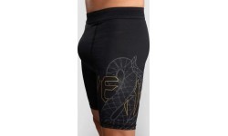 Venum Serpenti Vale Tudo šortai, juoda/sidabrinė/auksinė