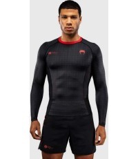 Venum x Roger Gracie Signature ilgarankovis rashguard - Black/Red