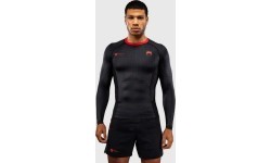 Venum x Roger Gracie Signature ilgarankovis rashguard - Black/Red