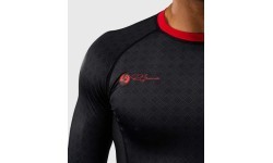 Рашгард с длинным рукавом Venum x Roger Gracie Signature - Black/Red