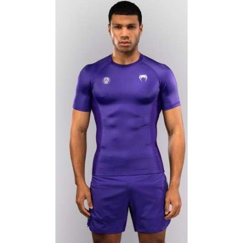 Venum x Roger Gracie Academy Short Sleeve Rashguard - Purple