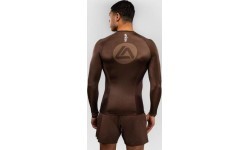 Venum x Roger Gracie Academy Long Sleeve Rashguard - Dark Brown
