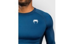 Marškinėliai Venum x Roger Gracie Academy Rashguard ilgomis rankovėmis, mėlyni