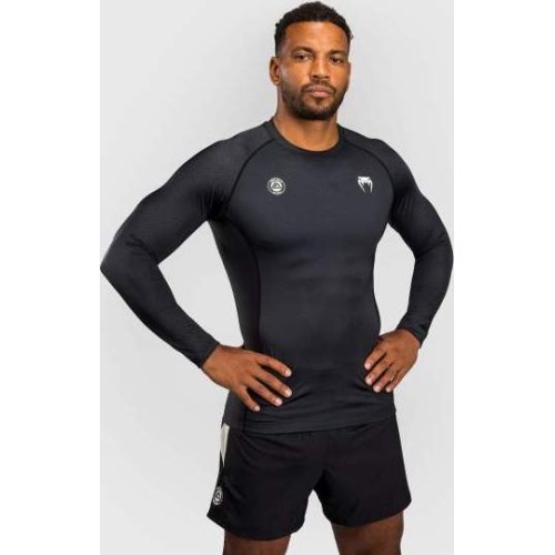 Venum x Roger Gracie Academy Long Sleeve Rashguard - Black