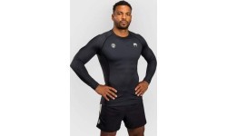 Venum x Roger Gracie Academy ilgarankovis rashguard, juodas