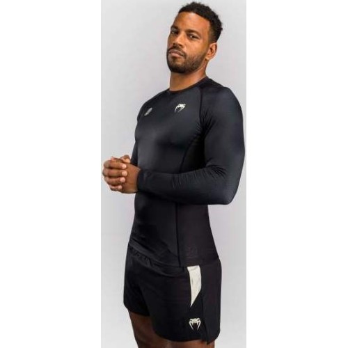 Venum x Roger Gracie Academy Long Sleeve Rashguard - Black