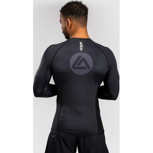 Venum x Roger Gracie Academy Long Sleeve Rashguard - Black