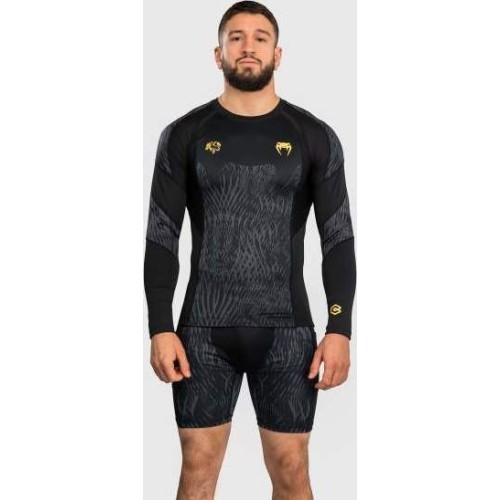 Venum x Chimaev Rashguards - Black/Grey