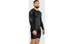 Marškinėliai Venum x Chimaev Rashguard – juodi/pilki