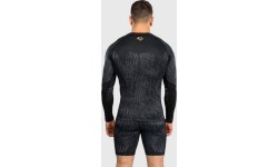 Marškinėliai Venum x Chimaev Rashguard – juodi/pilki
