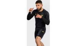 Marškinėliai Venum x Chimaev Rashguard – juodi/pilki
