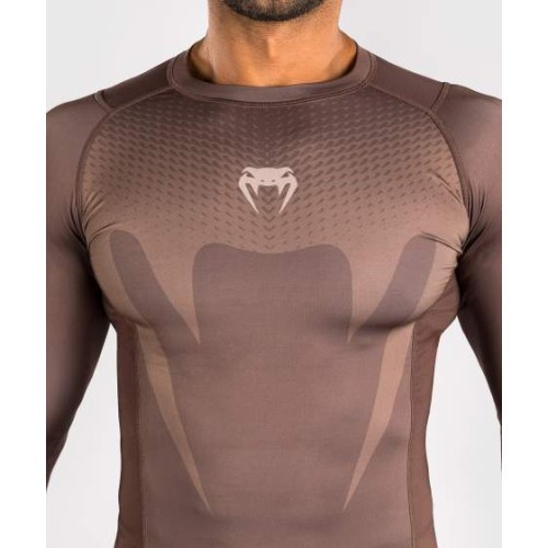Рашгард Venum No Gi – Chocolate Brown
