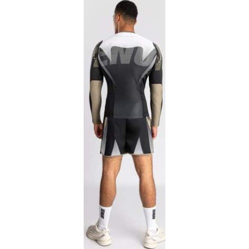 Venum Adrenaline ilgomis rankovėmis rashguard - juoda/smėlio